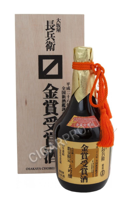 купить сакэ голд медал дайгиндзё осакая тёбэй sake daiginjo osakaya chobei gold medal цена