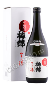 саке umenishiki ginjo tuuno 0.72л в подарочной упаковке