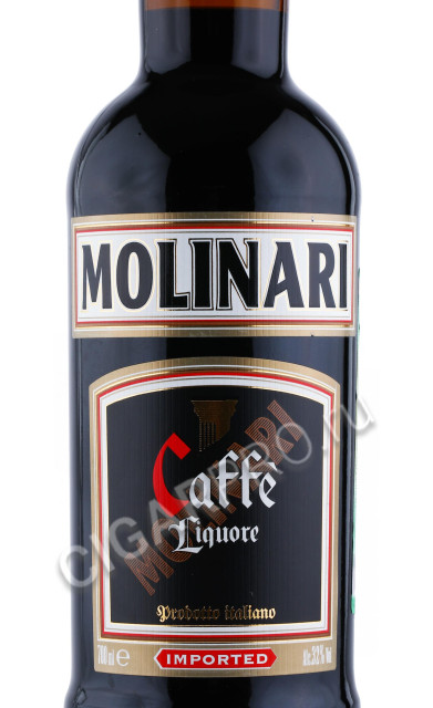 этикетка самбука sambuca molinari caffe 0.7л