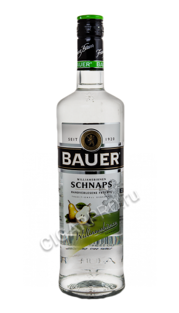 schnaps bauer williamsbirnen купить шнапс бауэр грушевый вильямс цена