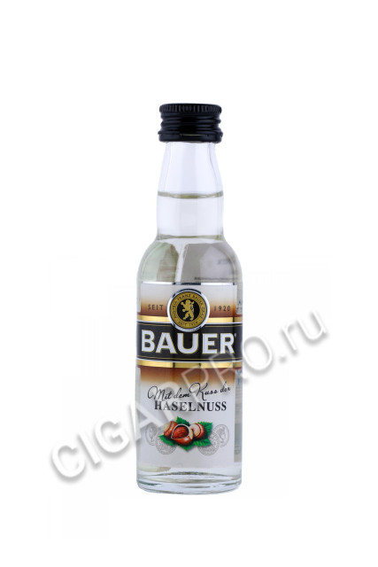 шнапс bauer haselnuss 0.05л