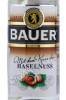 этикетка шнапс bauer haselnuss 0.05л