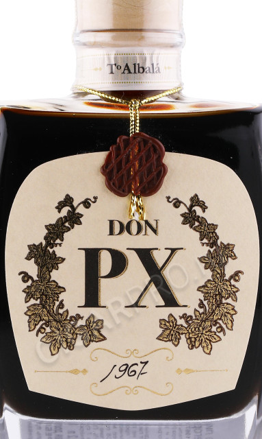 этикетка херес toro albala don px seleccion 1967г 0.2л