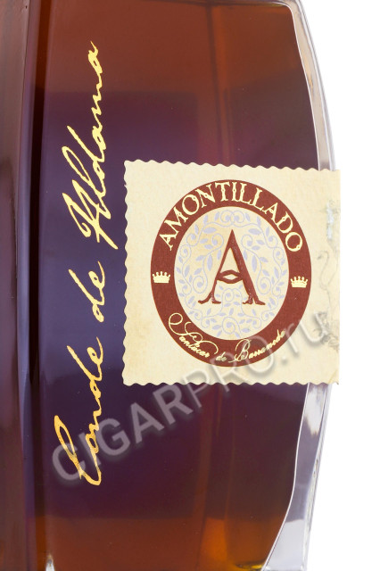 этикетка херес conde de aldama amontillado 80 years 0.5л