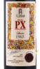 этикетка херес toro albala don px seleccion 1965г 0.75л