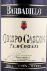 этикетка херес barbadillo obispo gascon palo cortado 0.75л