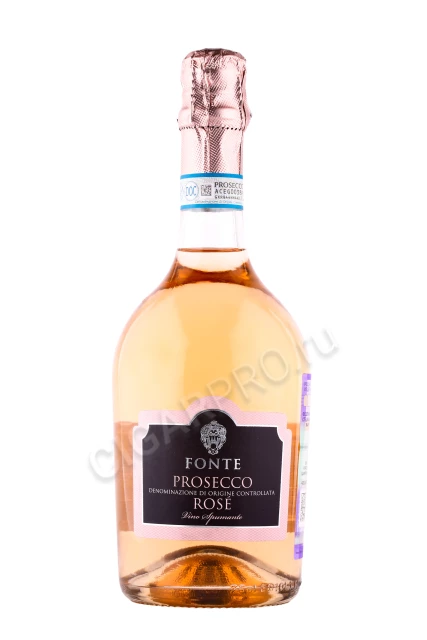 Игристое вино Просекко Фонте Розе 0.75л