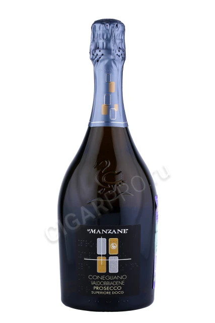 Игристое вино Ла Манзане Просекко Супериоре Конеглиано Вальдоббьядене 0.75л