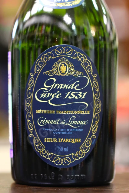 Этикетка Игристое вино Гранд Кюве 1531 де Эмери Брют Резерв Креман де Лиму 0.75л
