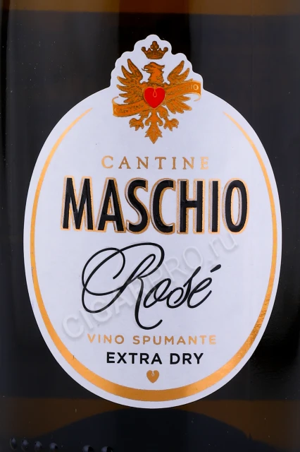 Этикетка Игристое вино Маскио Розе 0.2л