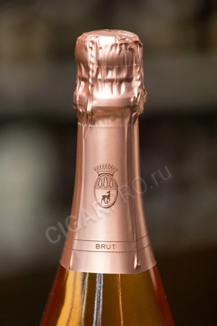 Колпачок игристого вина Альберт Бишо Креман де Бургонь Брют Розе 0.75л