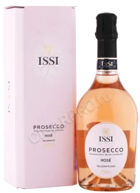 Игристое вино ИССИ Просекко Розе Экстра Драй Миллезимато 0.75л в подарочной упаковке