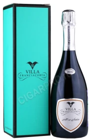 Игристое вино Мон Сатен Франчакорта Вилла 0.75л в подарочной упаковке