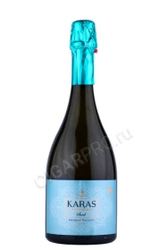 Игристое вино Карас белое полусладкое 0.75л