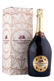 Игристое вино Санта Маргерита Просекко Супериоре Брют 0.75л в подарочной упаковке