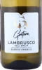 Этикетка Игристое вино Гаэтано Ламбруско дель Эмилия 0.75л