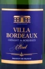 Этикетка Игристое вино Вилла Бордо Креман де Бордо Блан 0.75л