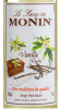 этикетка monin vanilla 0.05 l