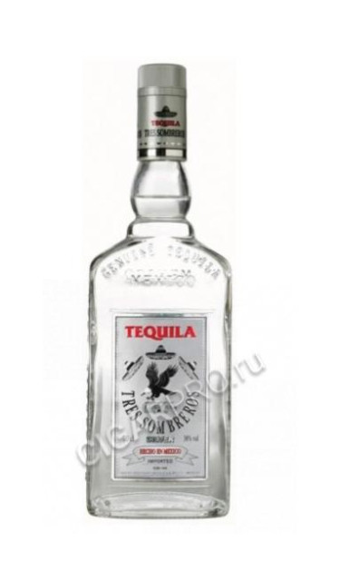 tequila tres sombreros blanco купить текилу трес сомбрерос бланко цена