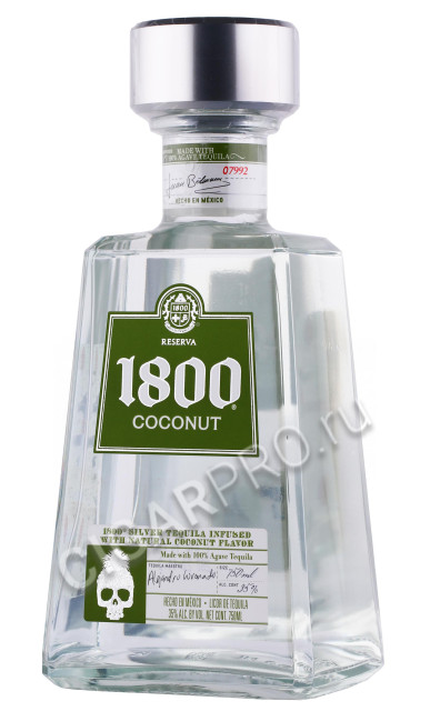 текила jose cuervo 1800 coconut 0.75л