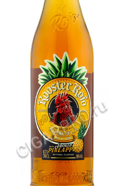 этикетка rooster rojo anejo 0.7л