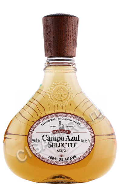 текила campo azul selecto anejo 0.75л