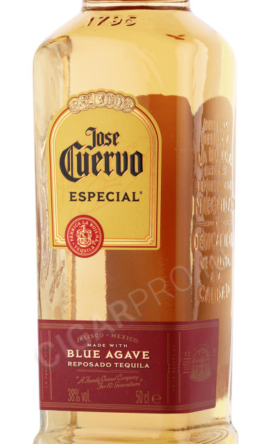 этикетка текила jose cuervo especial reposado 0.5л