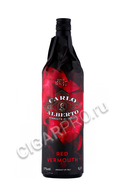 вермут carlo alberto vermouth red 1л