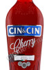 этикетка cin&cin cherry 0.75 l
