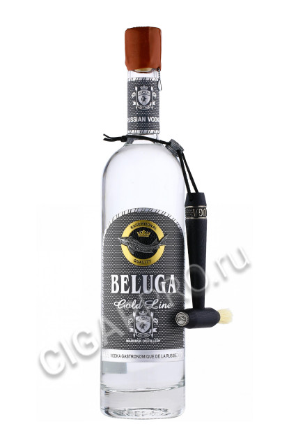 beluga gold line купить водку белуга золотая линия с кисточкой 0.75л цена