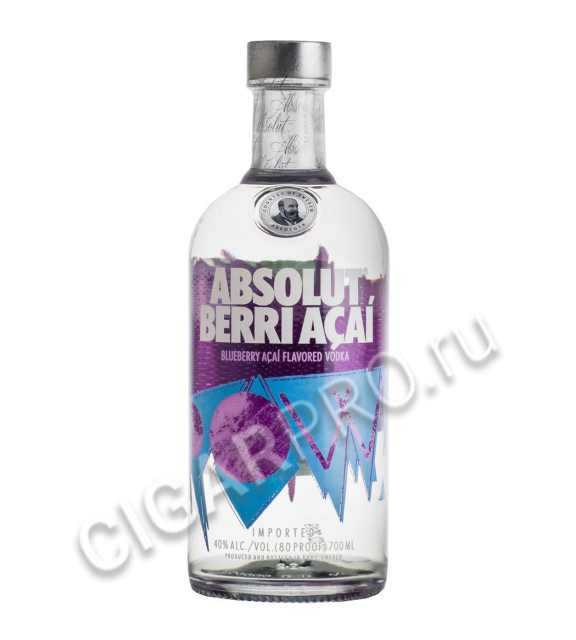 водка абсолют берри асаи 0.7l купить водка absolut berri acai