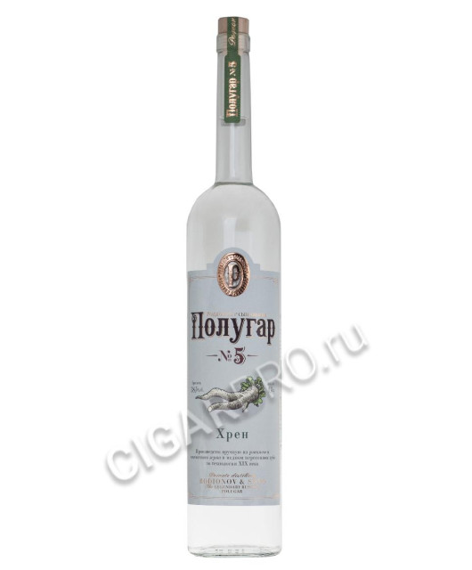 водка полугар № 5 хрен 1.5l