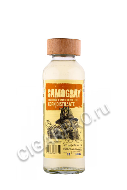 настойка горькая samogray corn 0.5л