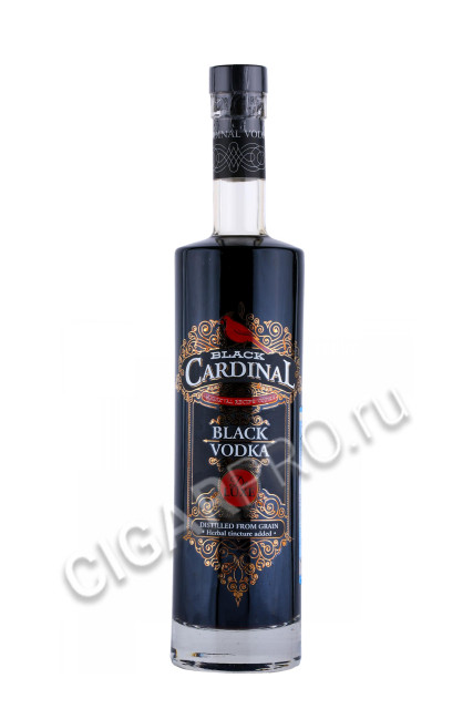 черная водка black cardinal 0.5л