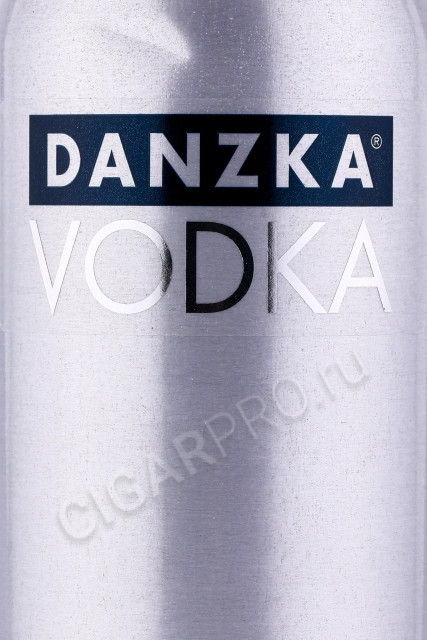 этикетка водка danzka fifty 0.5л