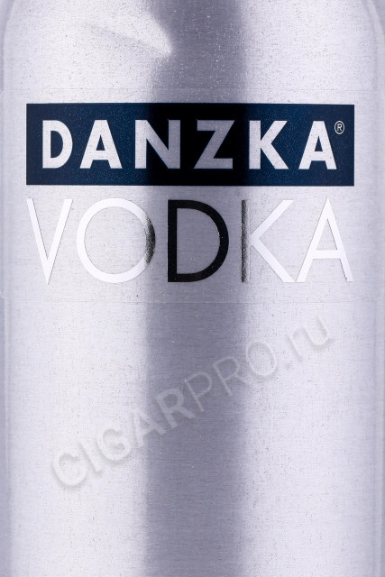 этикетка водка danzka fifty 0.5л