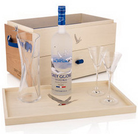 подарочная упаковка grey goose 0.75 l