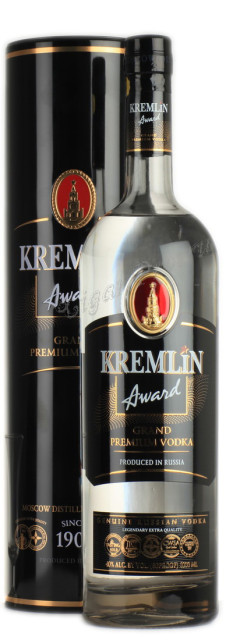 водка kremlin award grand premium водка кремлин авард в тубе 1л