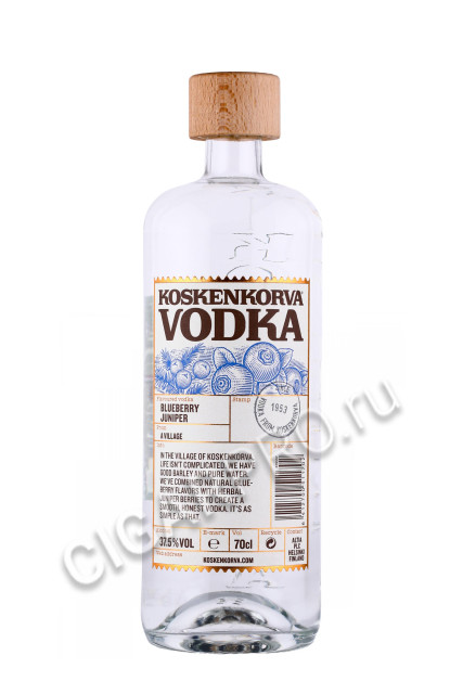 водка koskenkorva blueberry juniper 0.7л