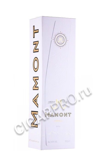 подарочная упаковка водка mamont 0.7л