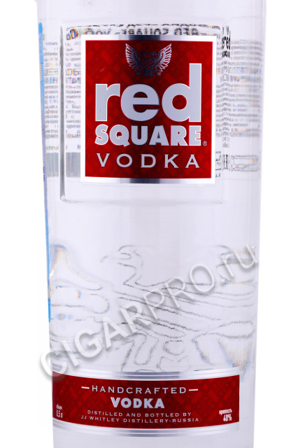 этикетка водка red square 0.5л
