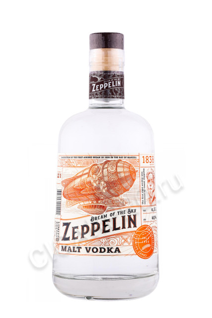 водка zeppelin malt 0.5л