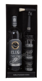 водка beluga gold line водка белуга золотая линия с кисточкой в п/у кожа +3 стакана