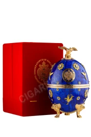 Водка Императорская Коллекция Фаберже Супер Премиум Синий Камея 0.7л + 4 рюмки в подарочной упаковке