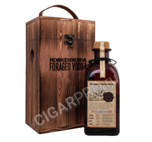 koskenkorva foraged vodka купить водку коскенкорва форейджед водка дары леса в п/у дерево цена
