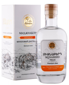 водка фруктовая mijnaberd apricot 0.5л в подарочной упаковке