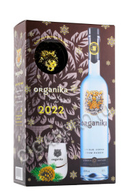 подарочная упаковка водки органика тигр 2022 стакан + игрушка 0.7л