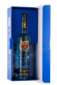 подарочная упаковка водка organika tiger special с книжкой 0.5л