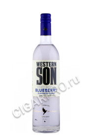 водка western son blueberries 0.75л