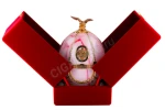 Водка Императорская Коллекция Фаберже розовый мрамор 0.7л + 4 рюмки в подарочной упаковке